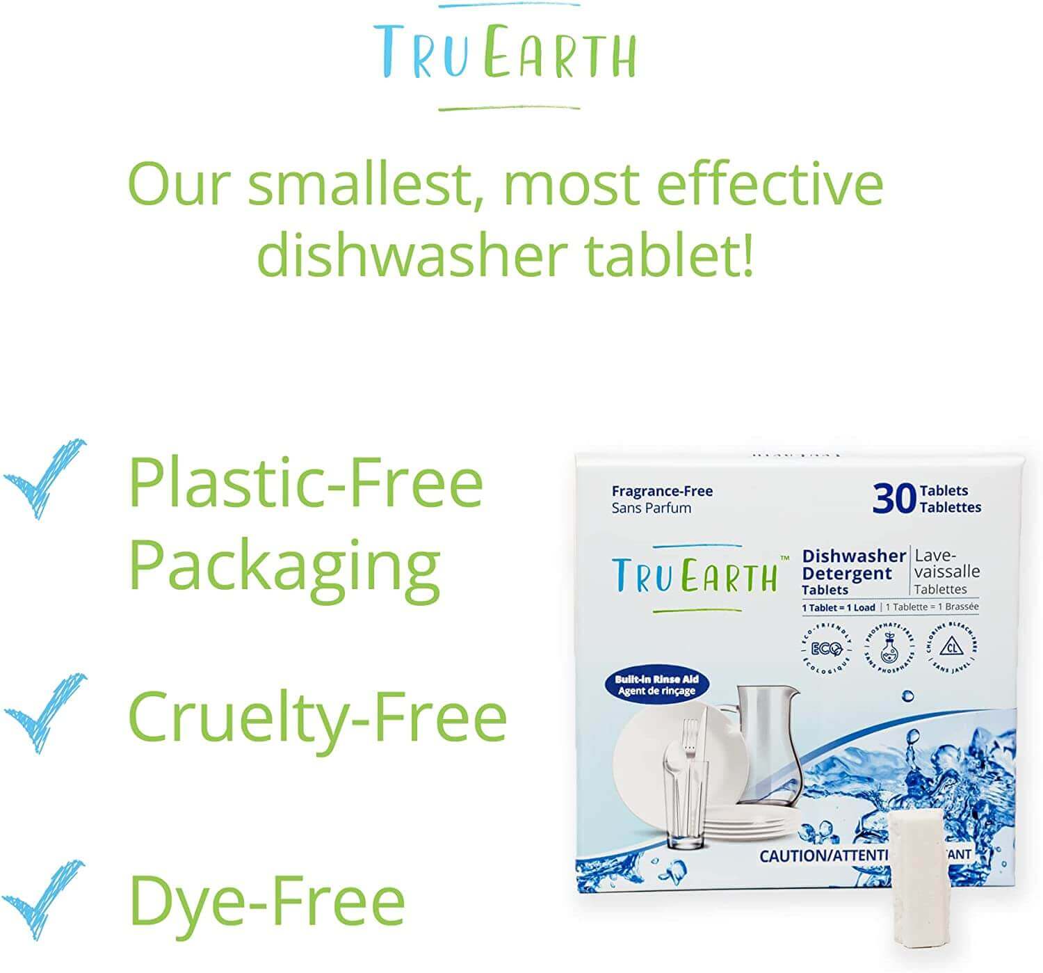 Tru Earth Dishwasher Detergent Tablets - benefits