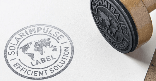 Solar Impulse Efficient Solution Label