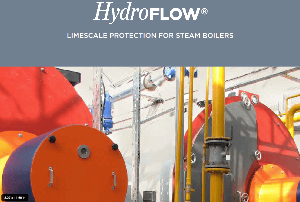 HydroFLOW for industrial SteamBoilers