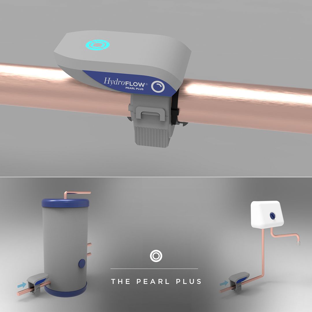 Hydroflow on a pipe with Hot Water Tank examples