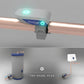 HydroFLOW The Pearl Plus system with copper pipes and valve on a gray background