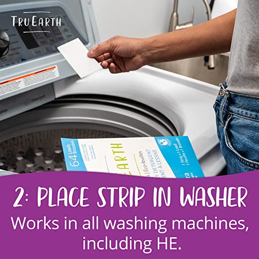  Tru Earth Eco-Strips - Step 2: place strip in water